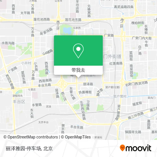 丽泽雅园-停车场地图