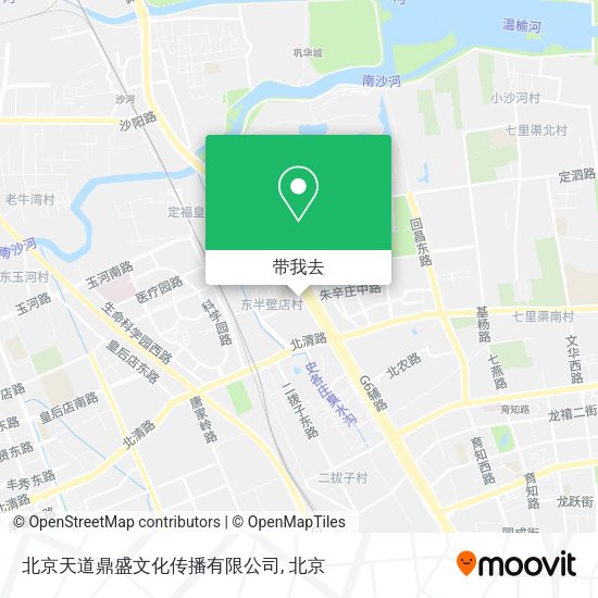 北京天道鼎盛文化传播有限公司地图