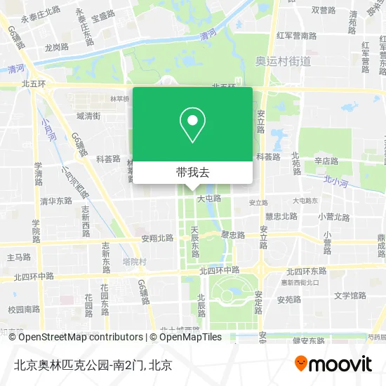 北京奥林匹克公园-南2门地图