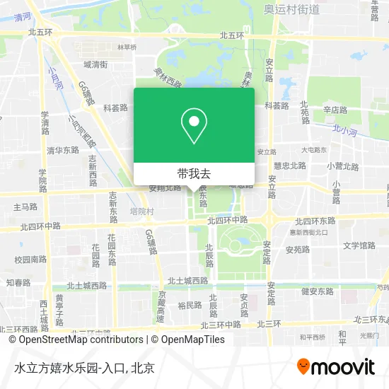 水立方嬉水乐园-入口地图