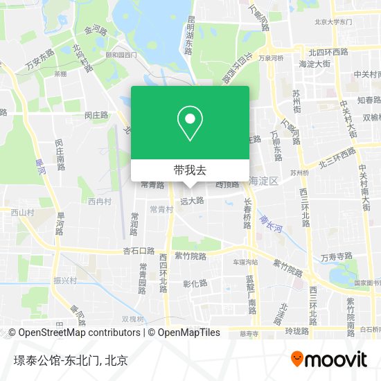 璟泰公馆-东北门地图