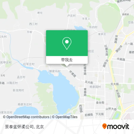 景泰蓝怀柔公司地图