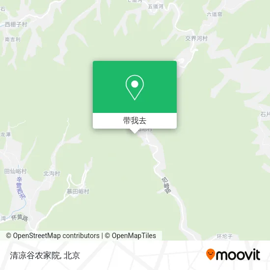 清凉谷农家院地图
