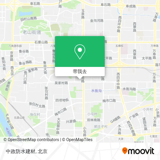 中政防水建材地图