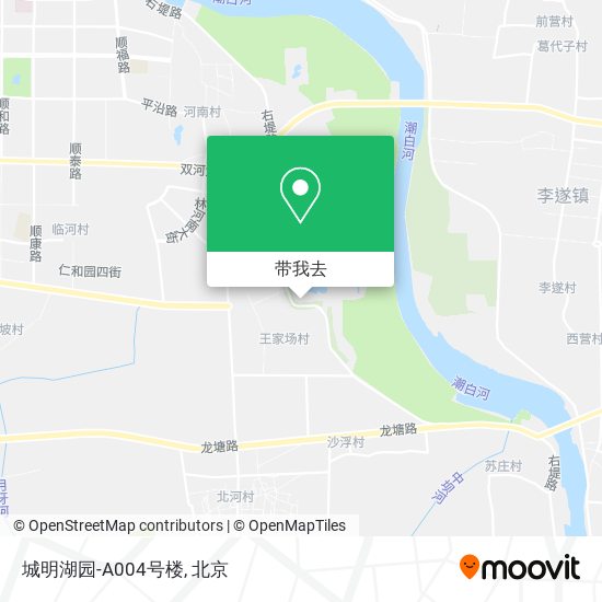 城明湖园-A004号楼地图
