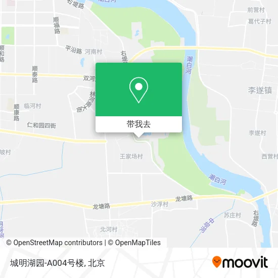 城明湖园-A004号楼地图