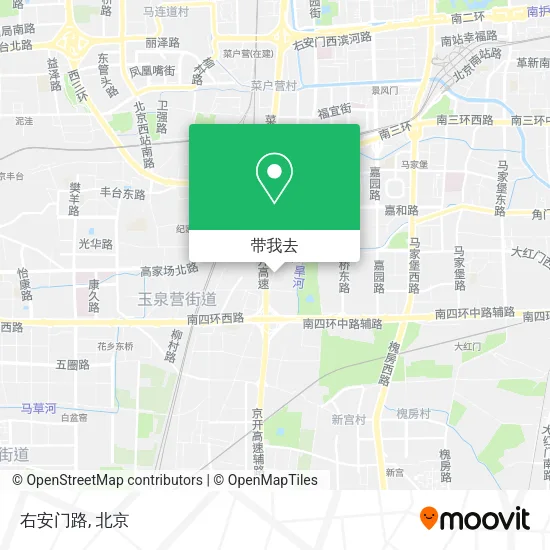 右安门路地图