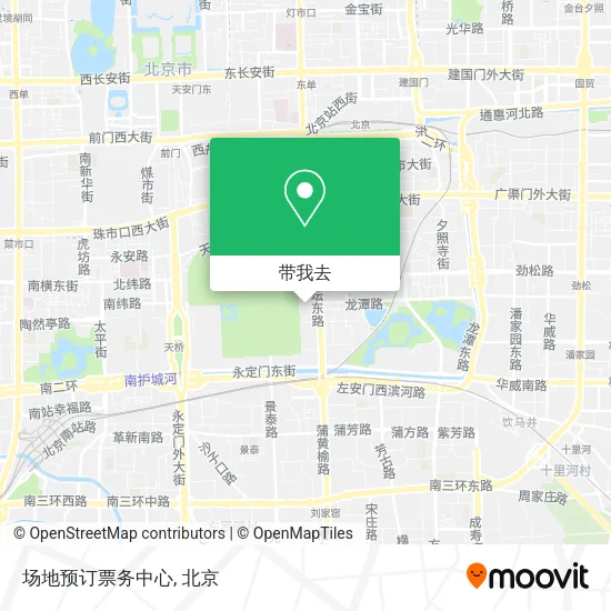 场地预订票务中心地图