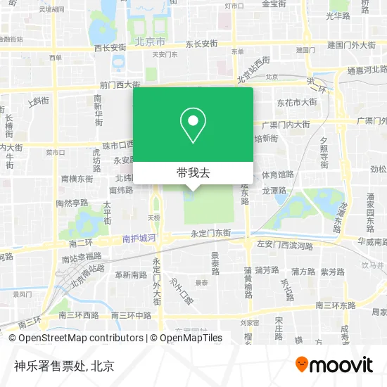 神乐署售票处地图