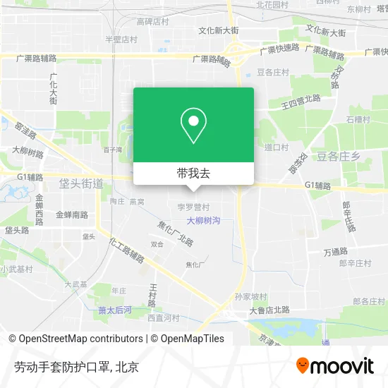 劳动手套防护口罩地图