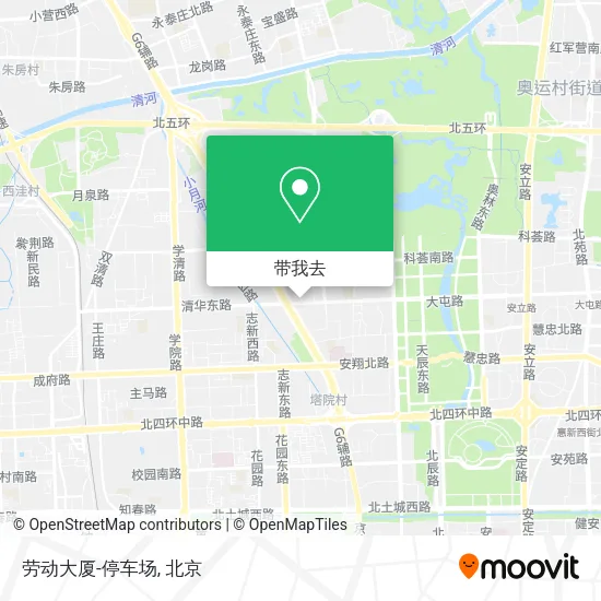 劳动大厦-停车场地图