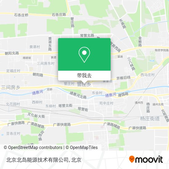 北京北岛能源技术有限公司地图