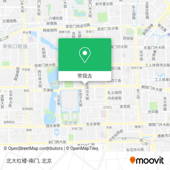 北大红楼-南门地图