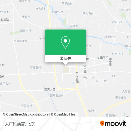 大厂民族宫地图
