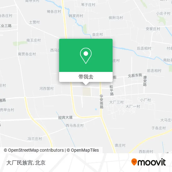 大厂民族宫地图
