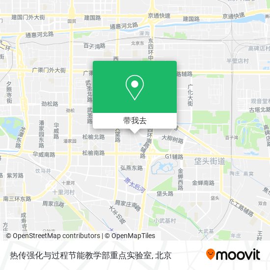 热传强化与过程节能教学部重点实验室地图