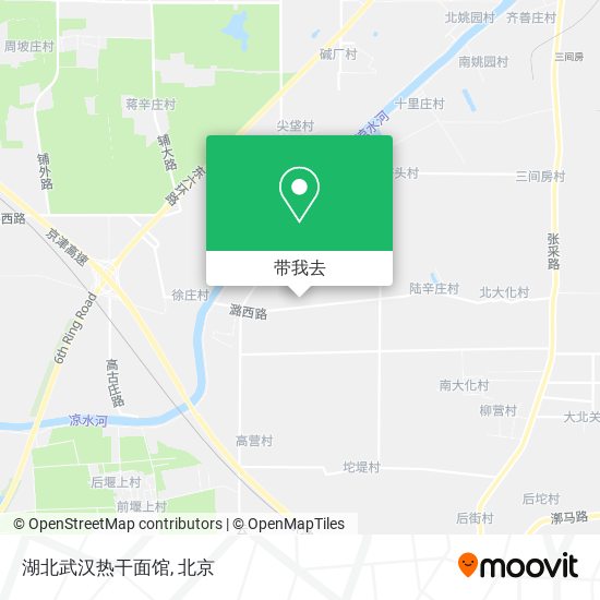 湖北武汉热干面馆地图