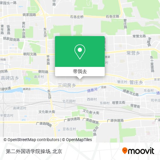 第二外国语学院操场地图