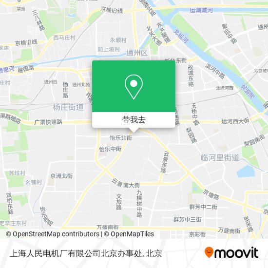 上海人民电机厂有限公司北京办事处地图
