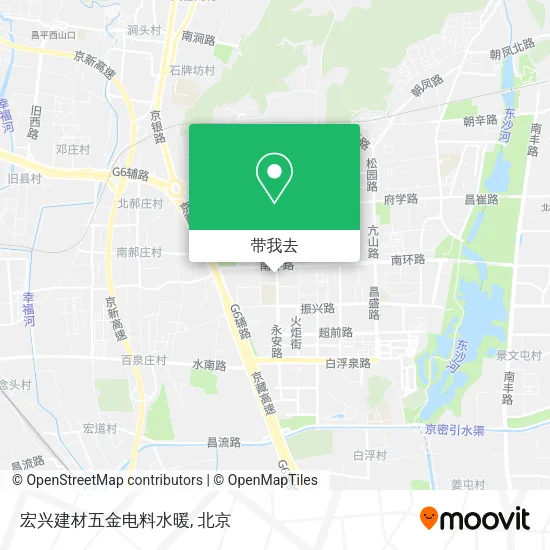 宏兴建材五金电料水暖地图