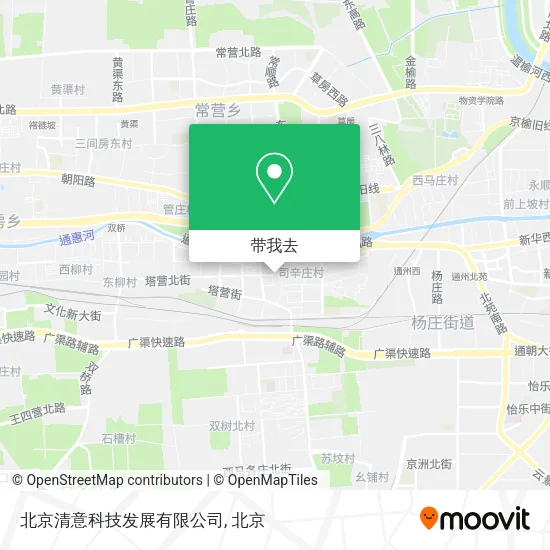 北京清意科技发展有限公司地图