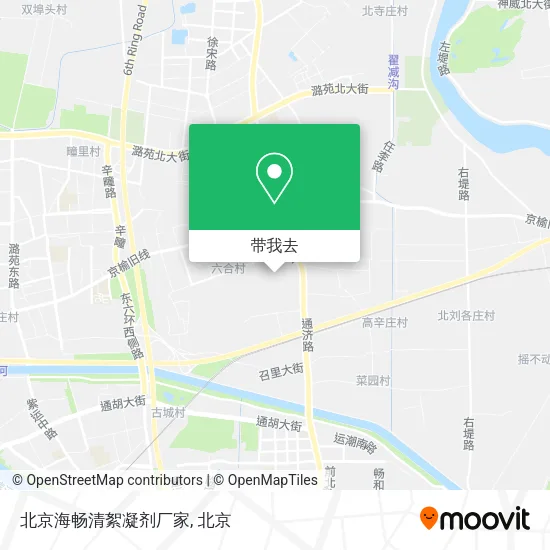 北京海畅清絮凝剂厂家地图
