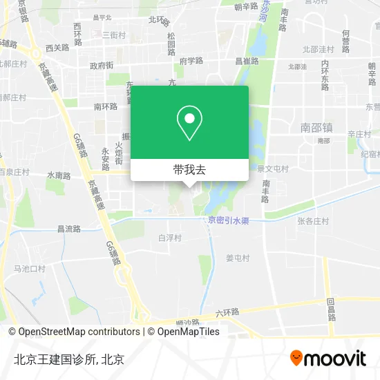 北京王建国诊所地图