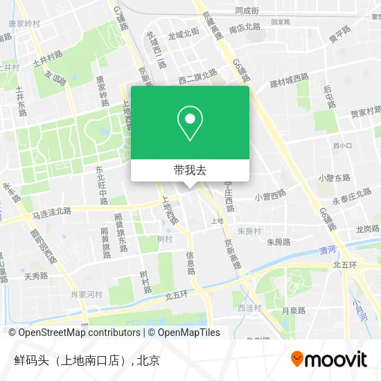 鲜码头（上地南口店）地图