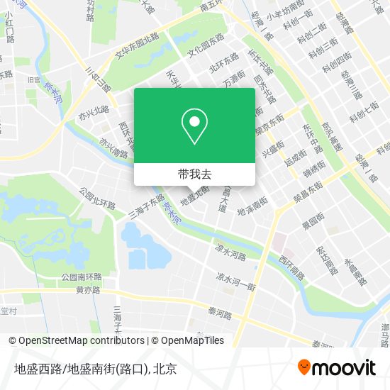 地盛西路/地盛南街(路口)地图
