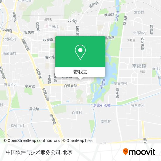中国软件与技术服务公司地图