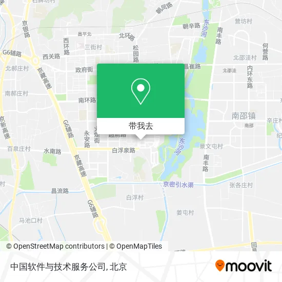 中国软件与技术服务公司地图