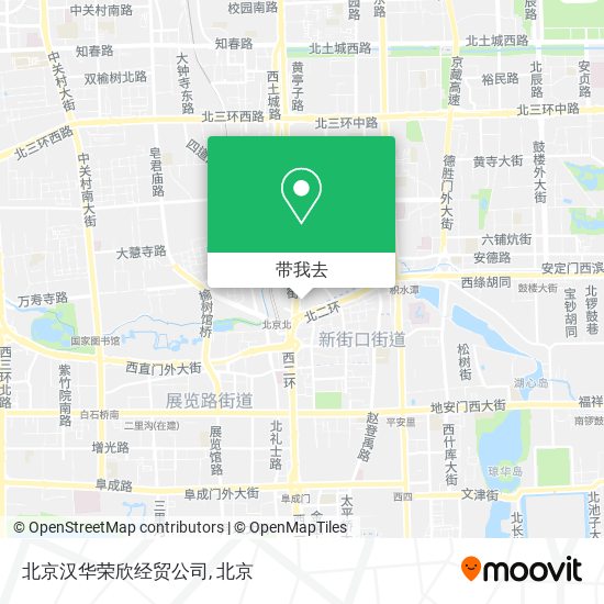 北京汉华荣欣经贸公司地图