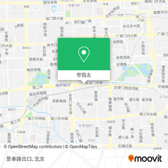 景泰路出口地图