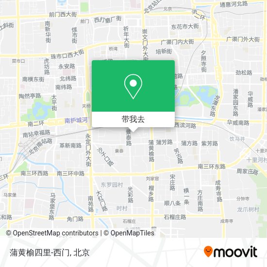 蒲黄榆四里-西门地图
