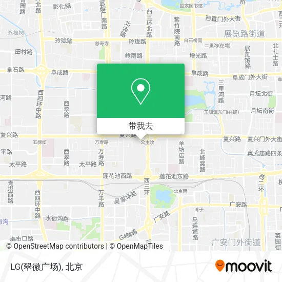 LG(翠微广场)地图
