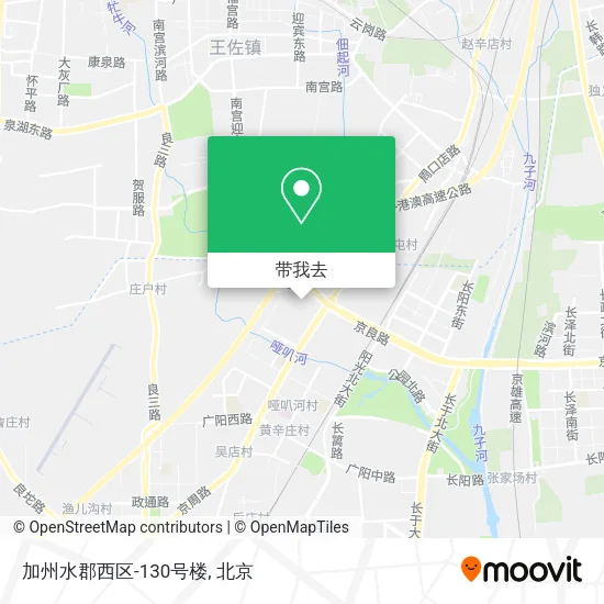 加州水郡西区-130号楼地图