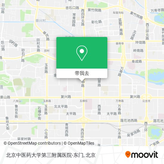 北京中医药大学第三附属医院-东门地图