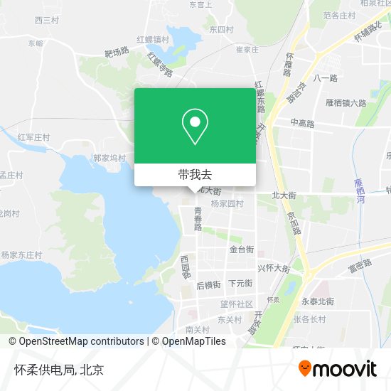 怀柔供电局地图