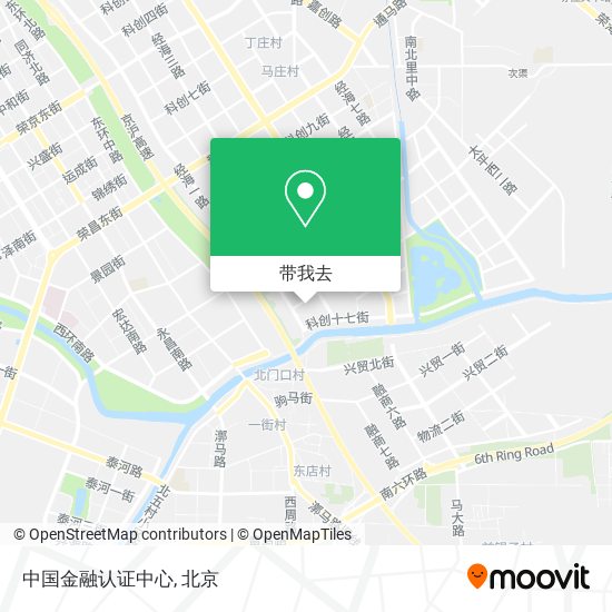 中国金融认证中心地图