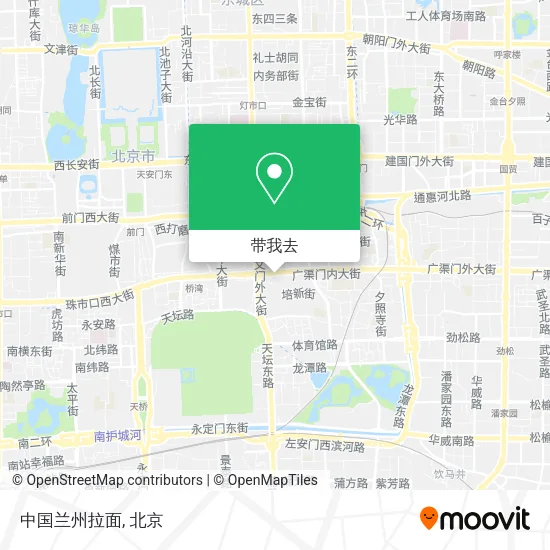 中国兰州拉面地图