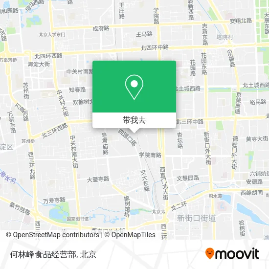 何林峰食品经营部地图