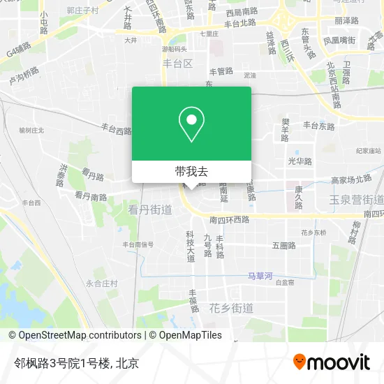 邻枫路3号院1号楼地图