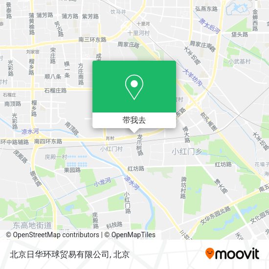 北京日华环球贸易有限公司地图
