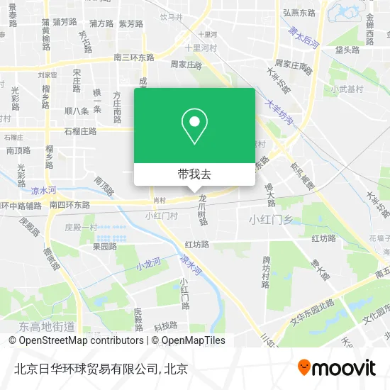 北京日华环球贸易有限公司地图