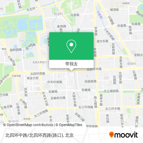 北四环中路/北四环西路(路口)地图