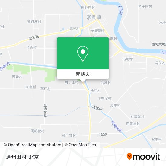 通州田村地图