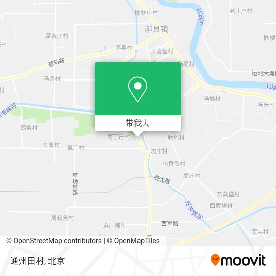 通州田村地图