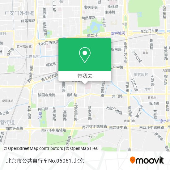 北京市公共自行车No.06061地图