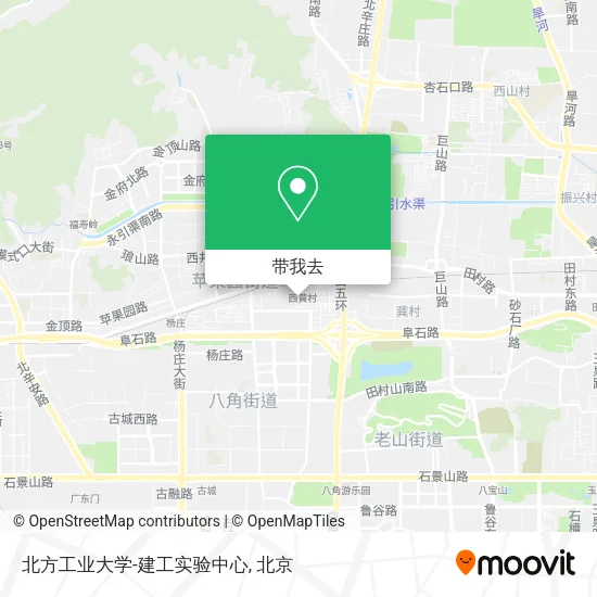 北方工业大学-建工实验中心地图