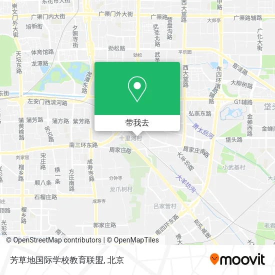 芳草地国际学校教育联盟地图